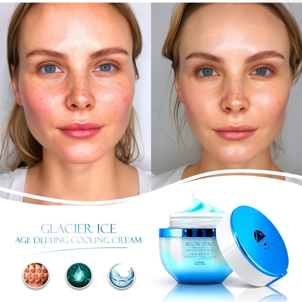 Below Zero Glacier Ice Age Defying Cooling Cream - Picture 1 of 3